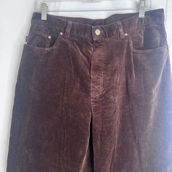 Lauren Ralph Lauren Corduroy Jeans Brown Classic Neutral Fall Size 14 - Picture 3 of 9